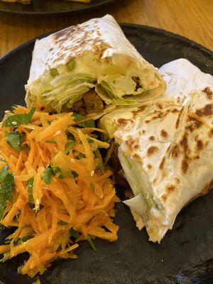 Burrito with Russian style salad  at Veggic in Plovdiv