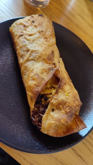 Vegetable pie - I'd say a bit overpriced as it comes alone at Veggic in Plovdiv