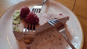 Cheesecake at Veggic in Plovdiv