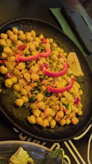 Quinoa and chickpeas at Veggic in Plovdiv