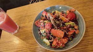 Beans salad at Veggic in Plovdiv