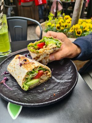 Duner mit Tofu at Veggic in Plovdiv