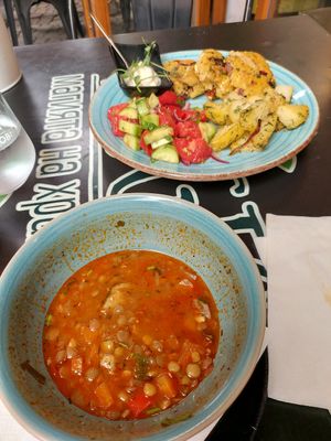 Lentil soup at Veggic in Plovdiv