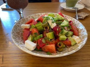 Panzanella at Veggic in Plovdiv