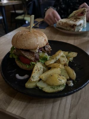 Seitan bbq burger  at Veggic in Plovdiv