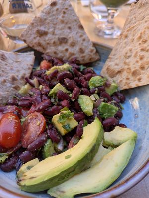 Avocado Bean salad at Veggic in Plovdiv