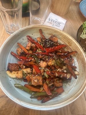 Tofu teriyaki   at Veggic in Plovdiv
