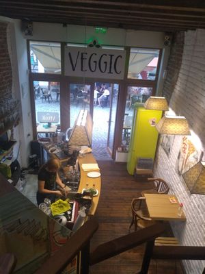 Extra seating upstairs. at Veggic in Plovdiv