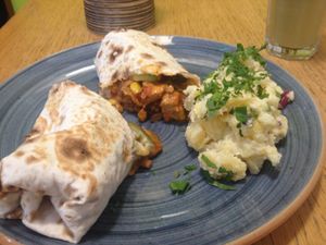 Burrito dish at Veggic in Plovdiv