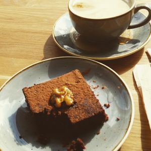 Vegan brownie  at Chia Naturally Healthy in Hitchin