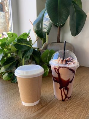 Frappe & hot drink  at Chia Naturally Healthy in Hitchin