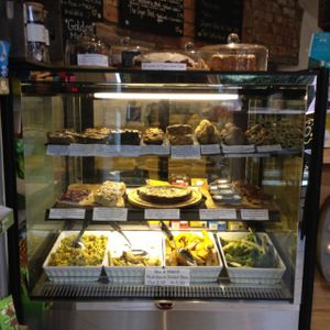 The front fridge at Chia Naturally Healthy in Hitchin