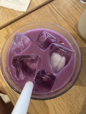 Lavender iced latte   at Chia Naturally Healthy in Hitchin