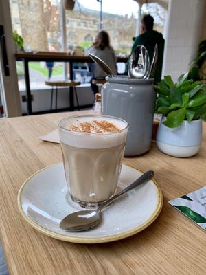 Mushroom Latte! So delish at Chia Naturally Healthy in Hitchin