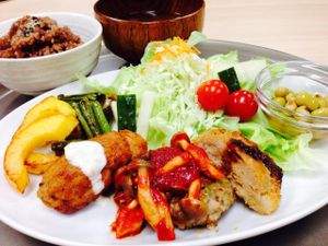 Lunch set at Kaemon Asakusa in Tokyo