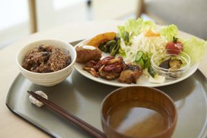 Lunch set at Kaemon Asakusa in Tokyo