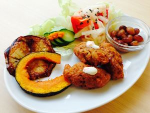 fried soy meat at Kaemon Asakusa in Tokyo
