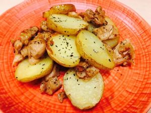 soy-meat and potatoes (Italian style ) at Kaemon Asakusa in Tokyo