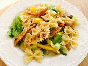 Peperoncino di farfalle at Kaemon Asakusa in Tokyo