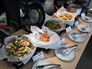 buffet at Kaemon Asakusa in Tokyo