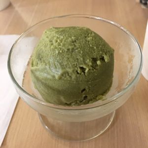 Matcha Ice!! at Kaemon Asakusa in Tokyo