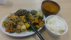 delicious buffet  at Kaemon Asakusa in Tokyo