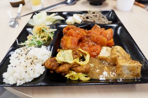 Buffet Plate. at Kaemon Asakusa in Tokyo
