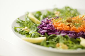 Pasta for lunch at Fresh Delicafe in Nazare