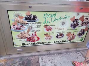 Vegan available at Eis Cafe De Lorenzo in Saarbrucken
