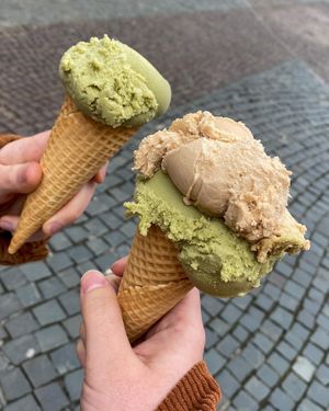   at Eis Cafe De Lorenzo in Saarbrucken