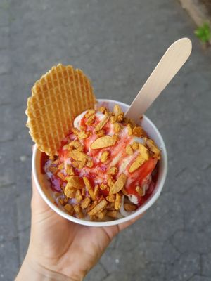  at Eis Cafe De Lorenzo in Saarbrucken