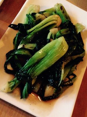 Baby bok choy  at Empire Chinese Kitchen in Portland