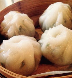 Spinach dumplings- vegan gf at Empire Chinese Kitchen in Portland