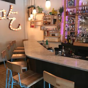 Half of the bar seating at Empire Chinese Kitchen in Portland