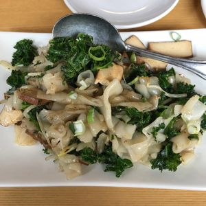 Kale noodles with added tofu at Empire Chinese Kitchen in Portland