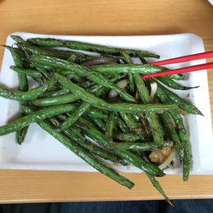Garlic green beans at Empire Chinese Kitchen in Portland