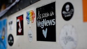 stickers on truck at Cycle Dogs in Seattle