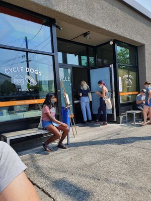 Storefront at Cycle Dogs in Seattle