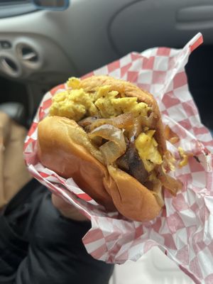 The French Tourist at Cycle Dogs in Seattle