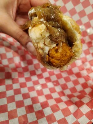 got halfway through eating when I realized I should snap a pic... whoops.. lol at Cycle Dogs in Seattle