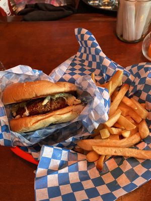 Nashville hot chicken  at Cycle Dogs in Seattle