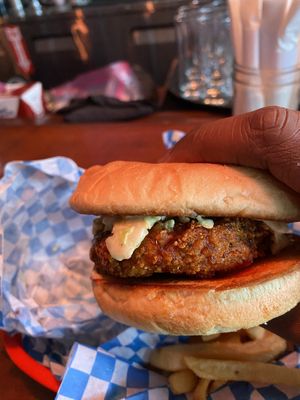 Nashville hot chicken  at Cycle Dogs in Seattle