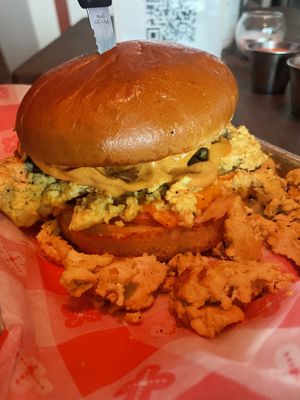 The French tourist  #Veganuary at Cycle Dogs in Seattle