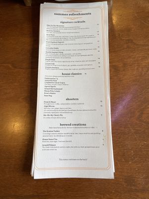 summer drinks!   at Cycle Dogs in Seattle