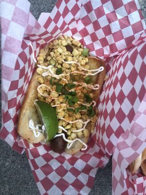 Elote  at Cycle Dogs in Seattle