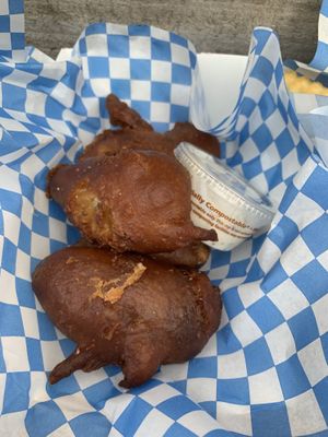 Jalepeño poppers at Cycle Dogs in Seattle