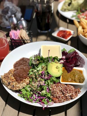  Moroccan bowl! Added a side of tahini 😉 at House Rock Kitchen in Buena Vista
