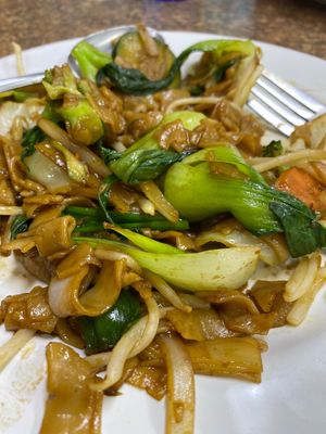 Veggie Chowfun! It’s also GF! at Pho Vegan Asian Cuisine in Rocklin