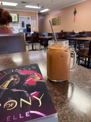 The most delicious Thai tea!  at Pho Vegan Asian Cuisine in Rocklin