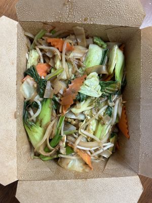 Veggie chow fun   at Pho Vegan Asian Cuisine in Rocklin